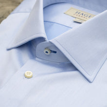 Hagen Blue Fine Twill Dress Shirt