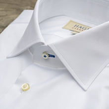 Hagen White Fine Twill Dress Shirt