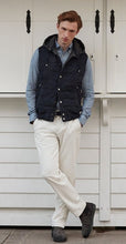 Emanuel Berg Hybrid Dark Brown Suede Hooded Vest