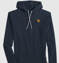 Johnnie-O WVU Hoppin Navy Rib Knit Hoodie