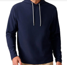 Johnnie-O WVU Hoppin Navy Rib Knit Hoodie