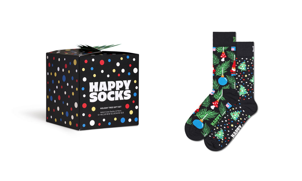 Happy Socks 2-Pack Hoilday Tree Socks