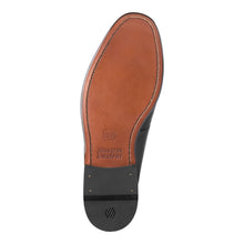 J&M Humphrey Black/Brown Penny Loafer