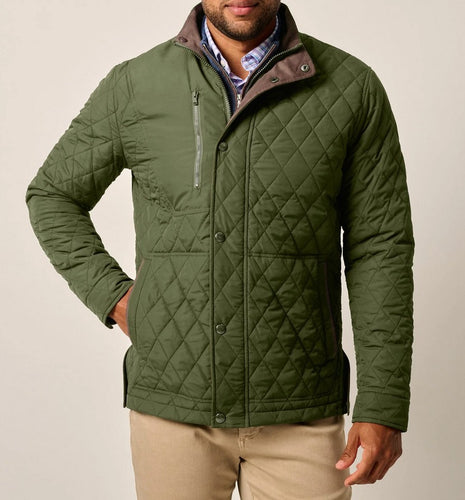 Johnnie-O Juno Mangrove Quilted Jacket