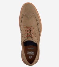 J&M Larkin Taupe Nubuck Wingtip