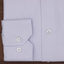Hagen Lilac Mini Houndstooth Dress Shirt