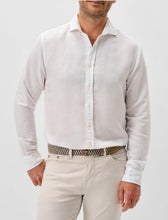Johnnie-O McCarthy White Linen Blend Button Up