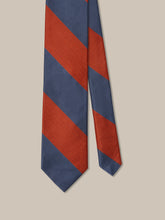 Robert Talbott Mogador Red/Blue Stripe Tie