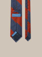 Robert Talbott Mogador Red/Blue Stripe Tie