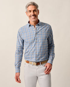 Johnnie-O Ollie Navy Performance Button Up