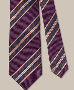 Robert Talbott Purple Multi Repp Tie