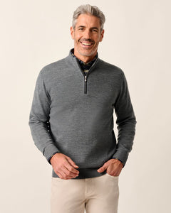 Johnnie-O Raynor Charcoal Merino 1/4 Zip
