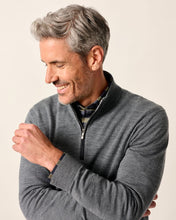 Johnnie-O Raynor Charcoal Merino 1/4 Zip