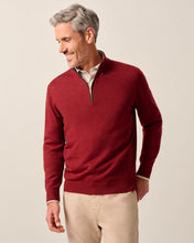 Johnnie-O Raynor Cinnamon Merino 1/4 Zip