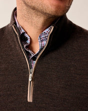 Johnnie-O Raynor Cocoa Merino 1/4 Zip