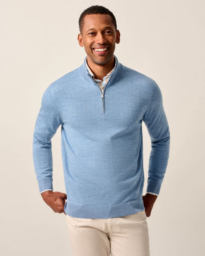 Johnnie-O Raynor Maliblu Merino 1/4 Zip