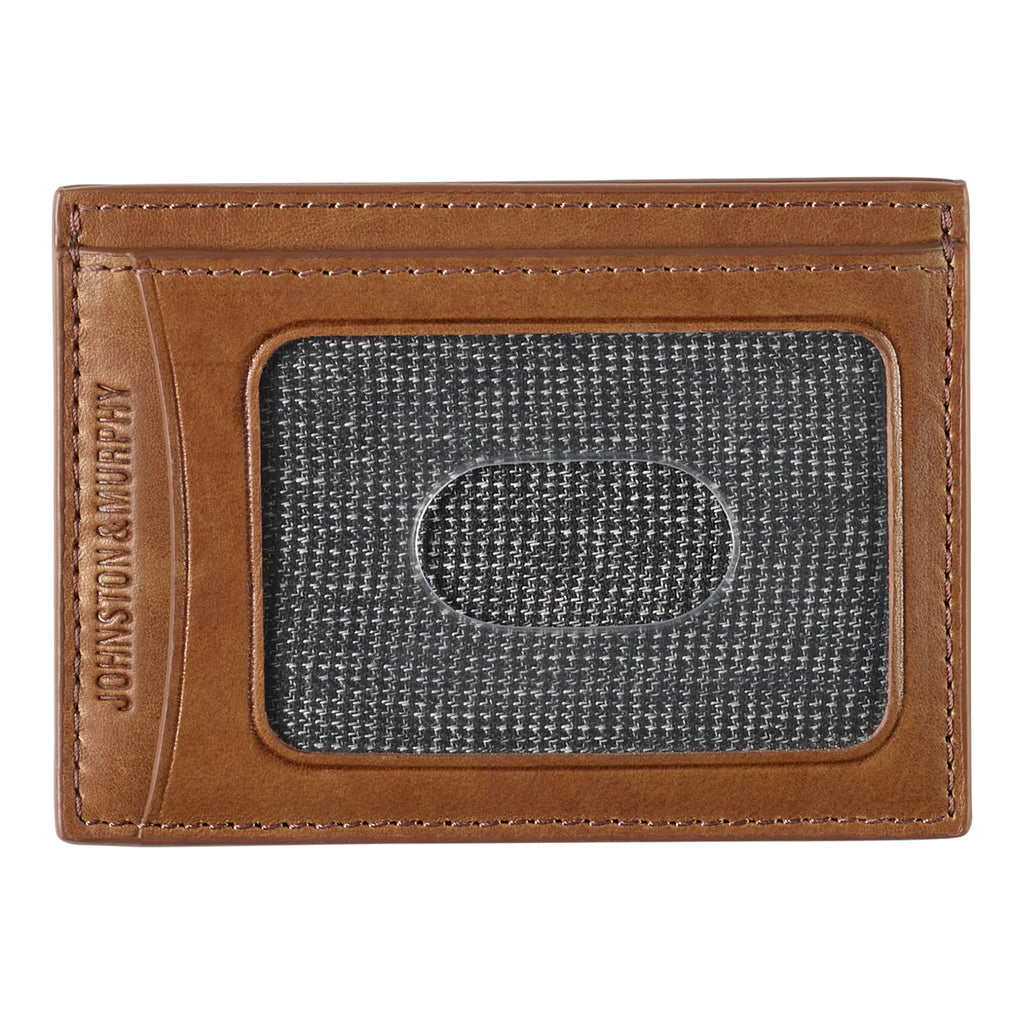 J&M Rhodes Tan Weekender Wallet