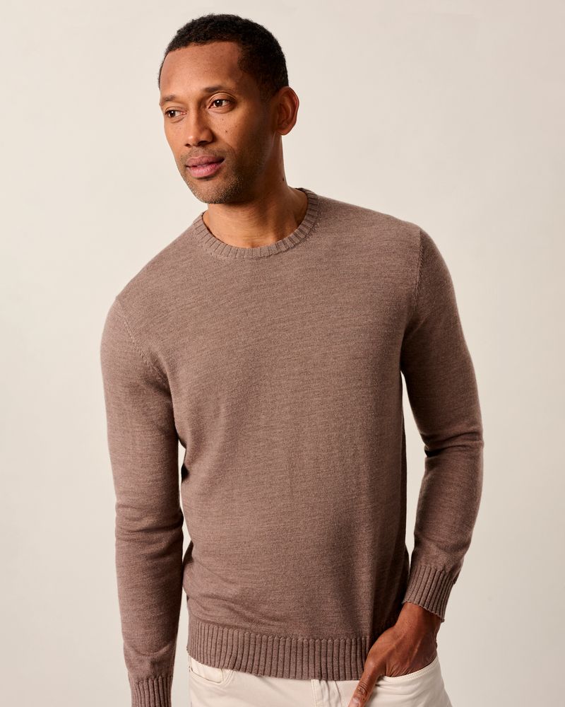 Johnnie-O Ronald Havana Merino Crewneck