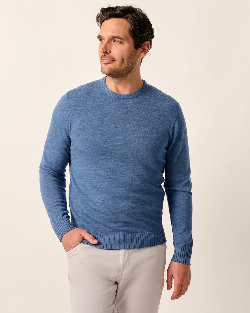 Johnnie-O Ronald Laguna Merino Crewneck