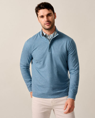Johnnie-O Rubin Maliblu Cotton/Cashmere 1/4 Zip