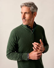 Johnnie-O Rubin Moss Cotton/Cashmere 1/4 Zip