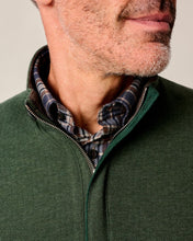 Johnnie-O Rubin Moss Cotton/Cashmere 1/4 Zip