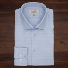 Hagen Blue Plaid Dress Shirt