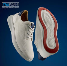 J&M Ackerson White Knit Plain Toe