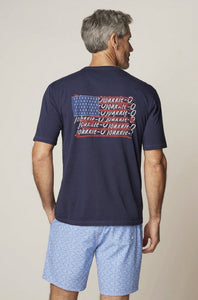 Johnnie-O Surfers & Stripes T-Shirt