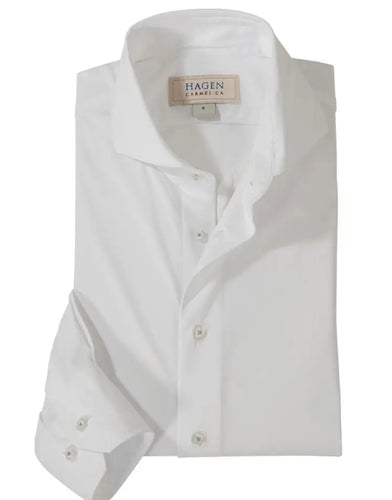 Hagen Tec-Point White Sport Shirt