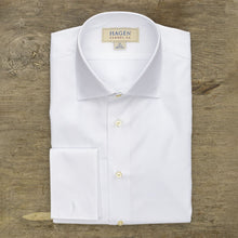 Hagen White Dobby Formal Shirt