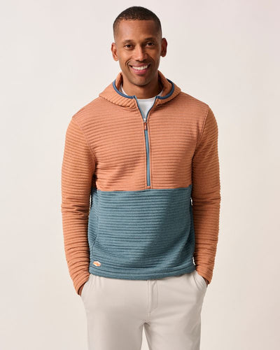 Johnnie-O Werner Blue Moon Hooded 1/2 Zip Pullover