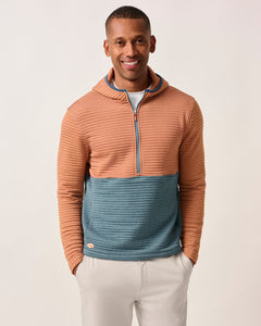 Johnnie-O Werner Blue Moon Hooded 1/2 Zip Pullover