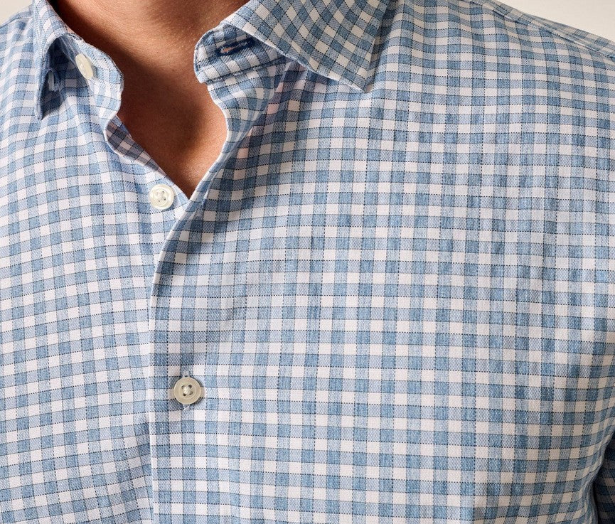 Johnnie-O Westwood Navy Performance Button Up