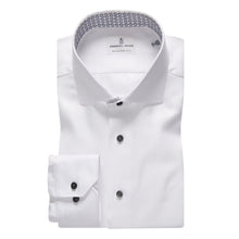 Emanuel Berg Twill White Dress Casual Shirt