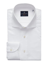 Emanuel Berg YOGA White Luxury Twill Dress Shirt