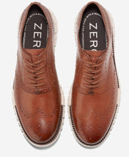 Cole Haan ZeroGrand Remastered Wingtips in British Tan