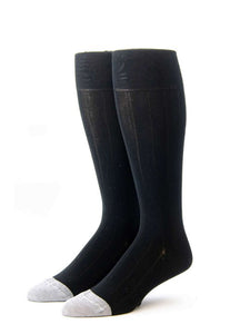 Edward Armah Black/Heather Ribbed Socks