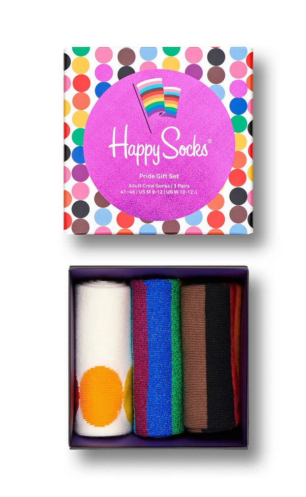 Happy Socks 3-Pack Pride Socks