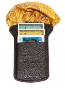 Ed Armah Brown Carte Poche Wallet