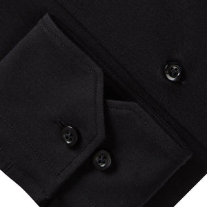 Emanuel Berg Modern 4-FLEX Black Sport Shirt