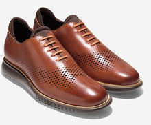 Cole Haan 2.ZeroGrand Lined Laser British Tan Wingtip with Java Sole